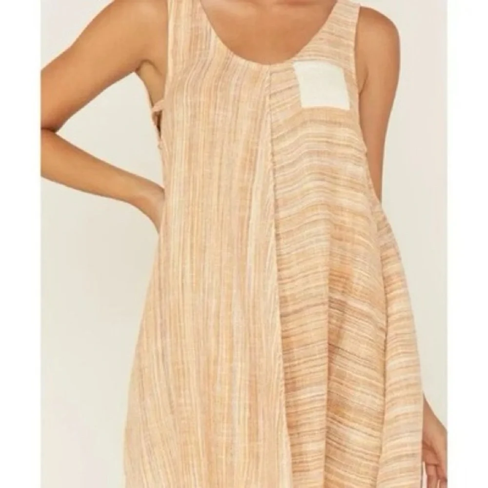 Cleo + Wolf Women's Yarn Die A-Line Mini Dress Sz S Sleeveless Cotton Bohemian